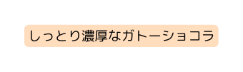 しっとり濃厚なガトーショコラ